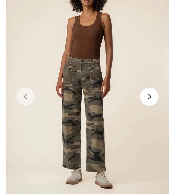 Kut from the Kloth Pants - Kut from the Kloth Camo Gwen Relaxed Trouser